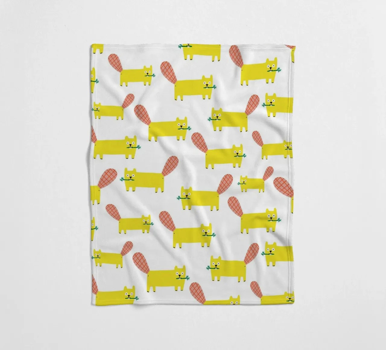 Bever fleecedeken van aucontraire