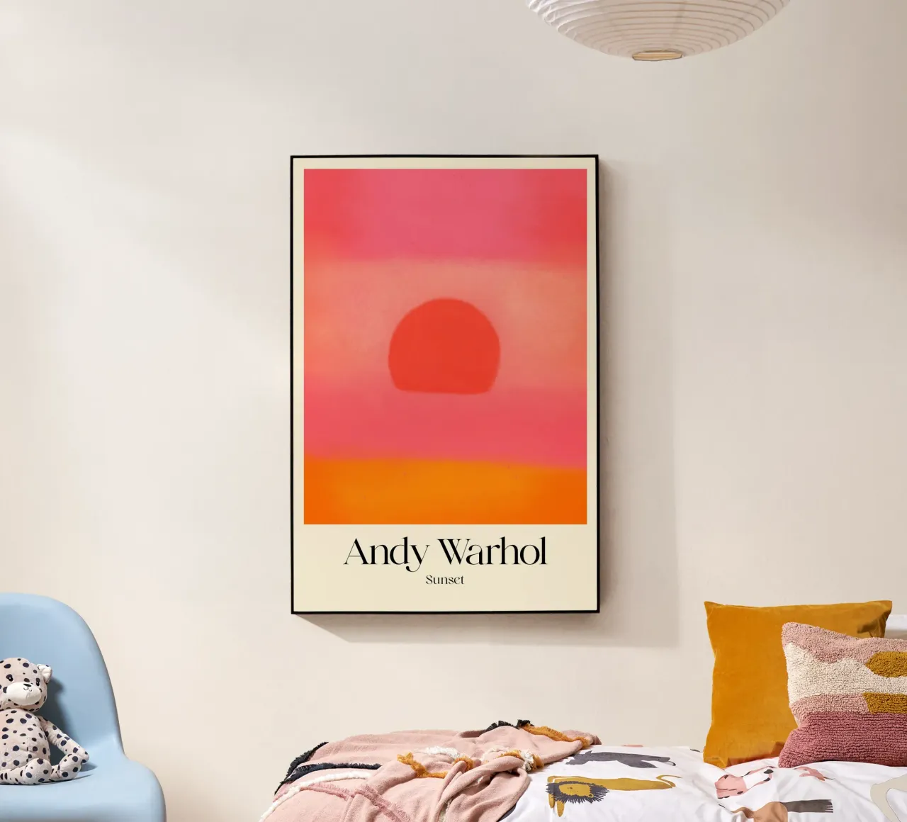 Andy Warhol Sunset No 01 Acryl-Glas von treechild