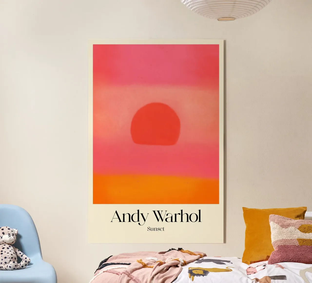 Andy Warhol Sunset No 01 Acryl-Glas von treechild