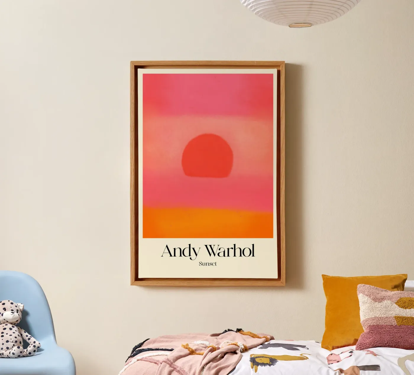 Andy Warhol Sunset No 01 toile de treechild