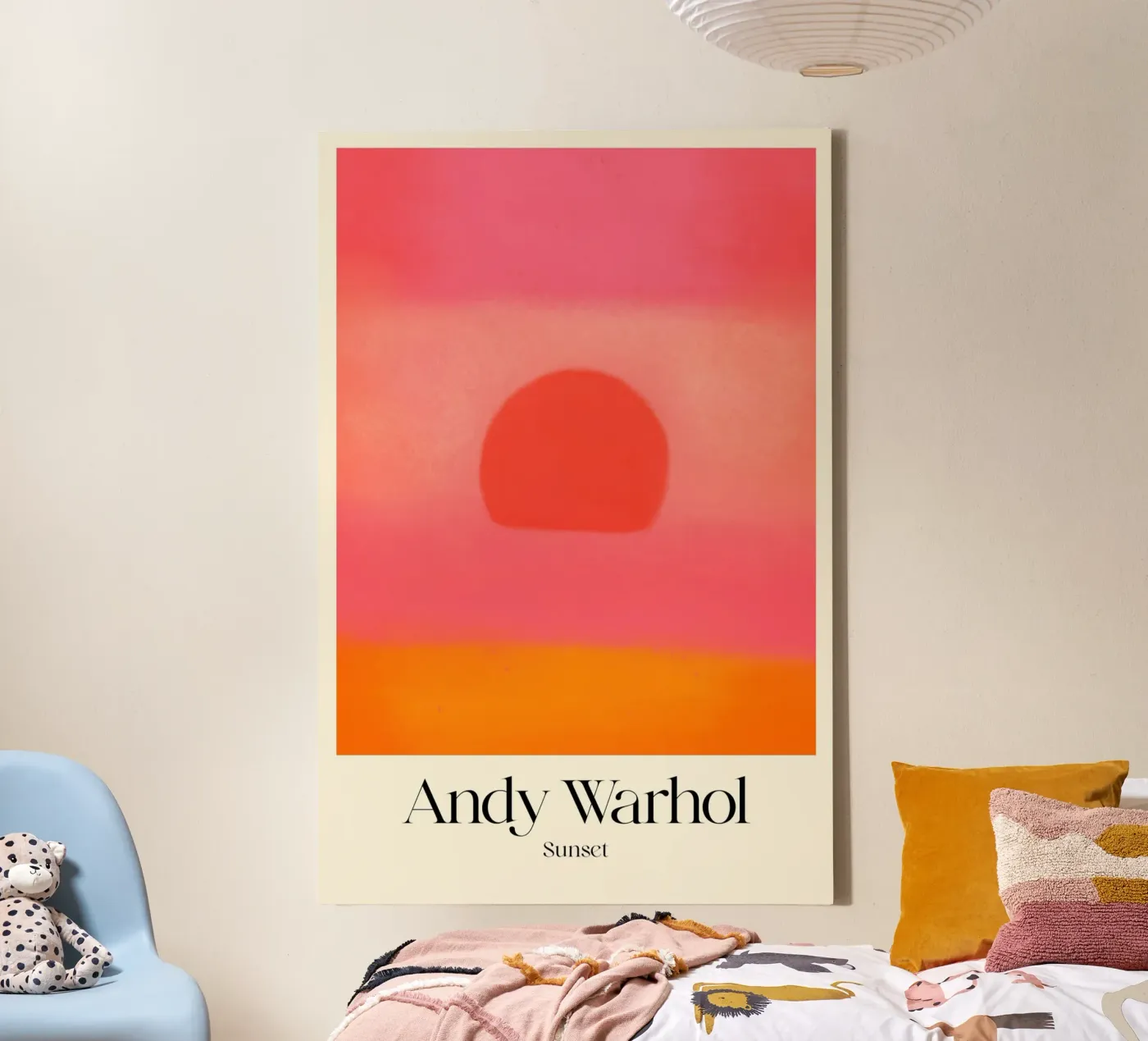 Andy Warhol Sunset No 01 toile de treechild