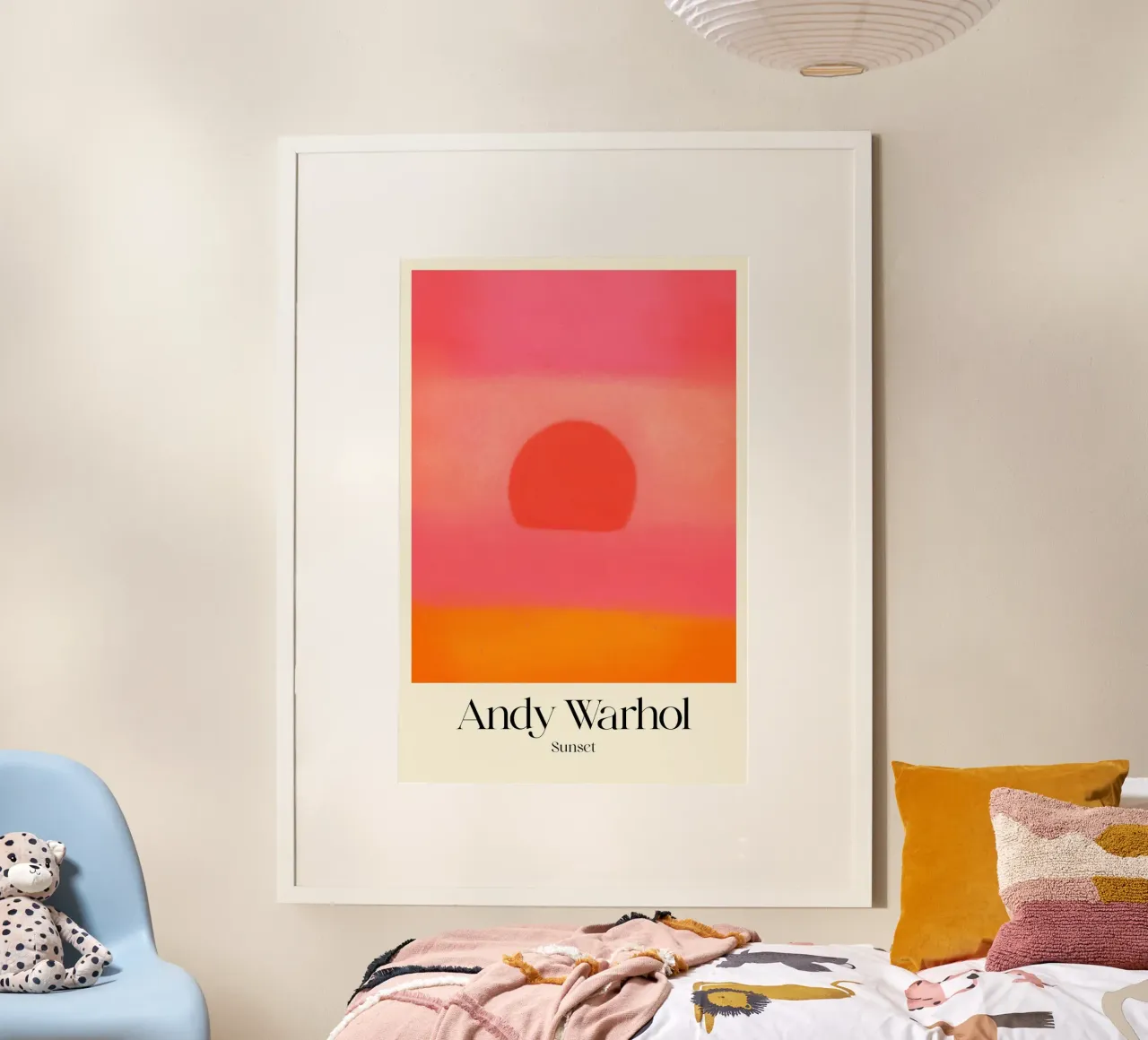 Andy Warhol Sunset No 01 poster van treechild