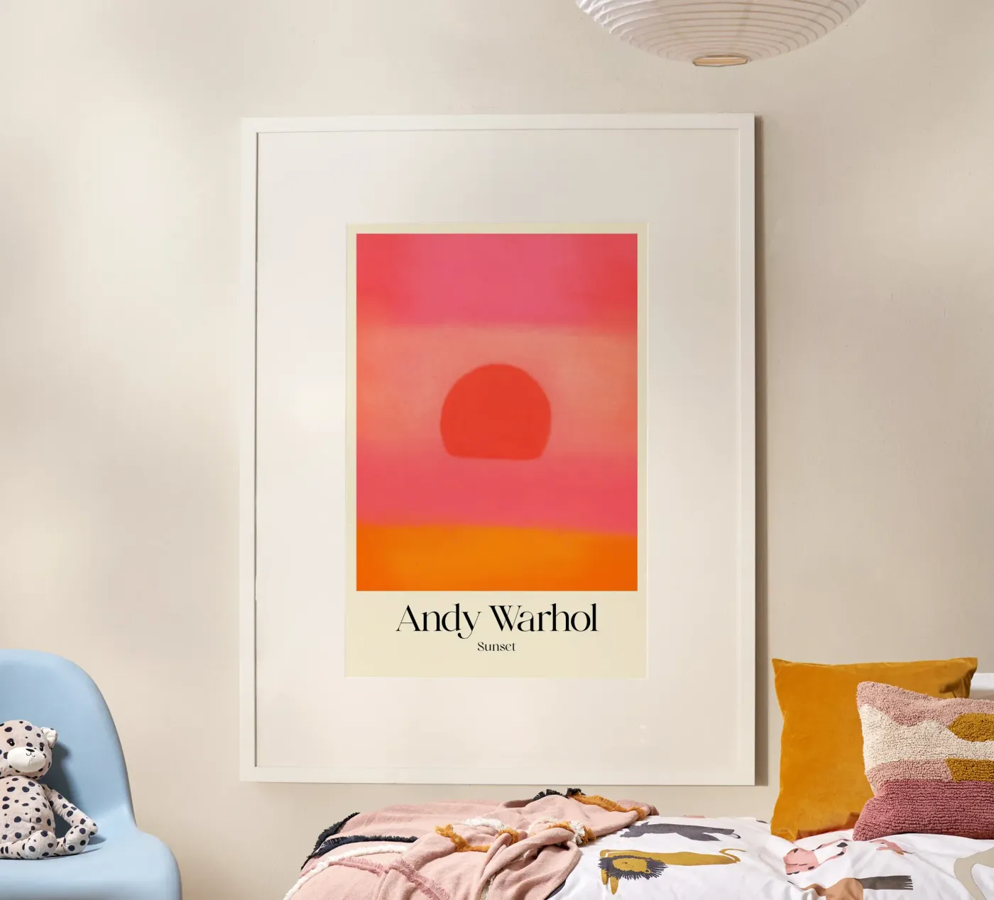 Andy Warhol Sunset No 01 poster da treechild