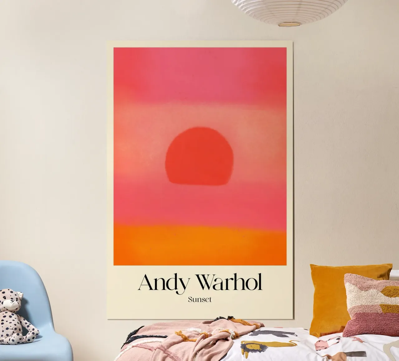 Andy Warhol Sunset No 01 poster van treechild