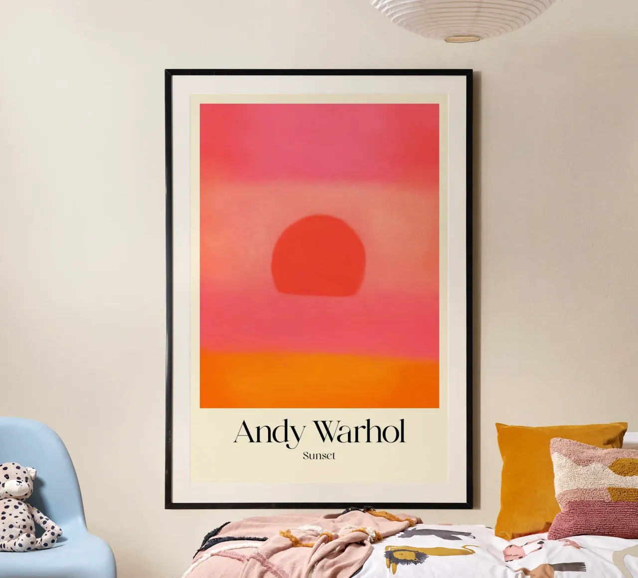 Andy Warhol Sunset No 01 poster van treechild