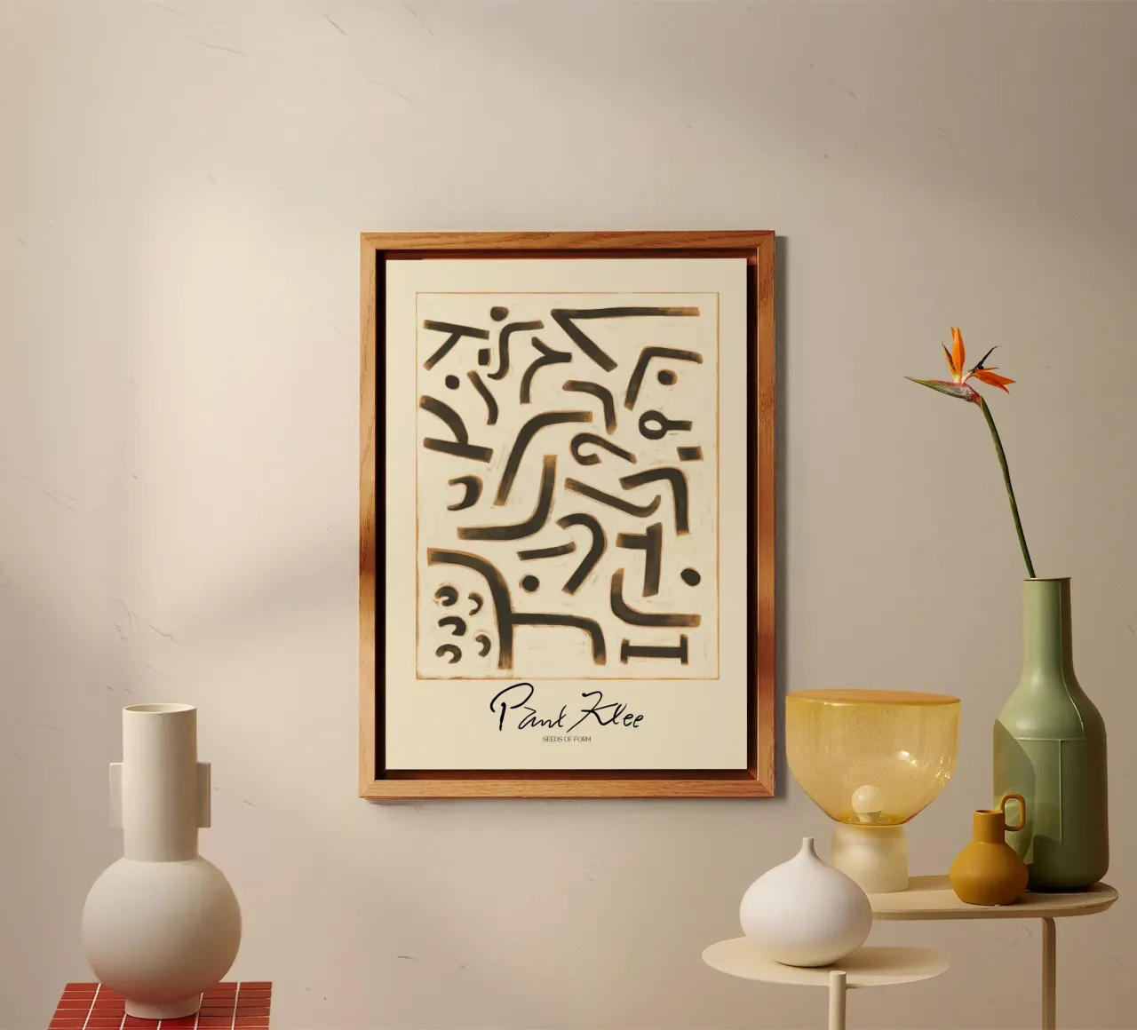 Paul Klee (Seeds Of Form) alluminio dibond da treechild