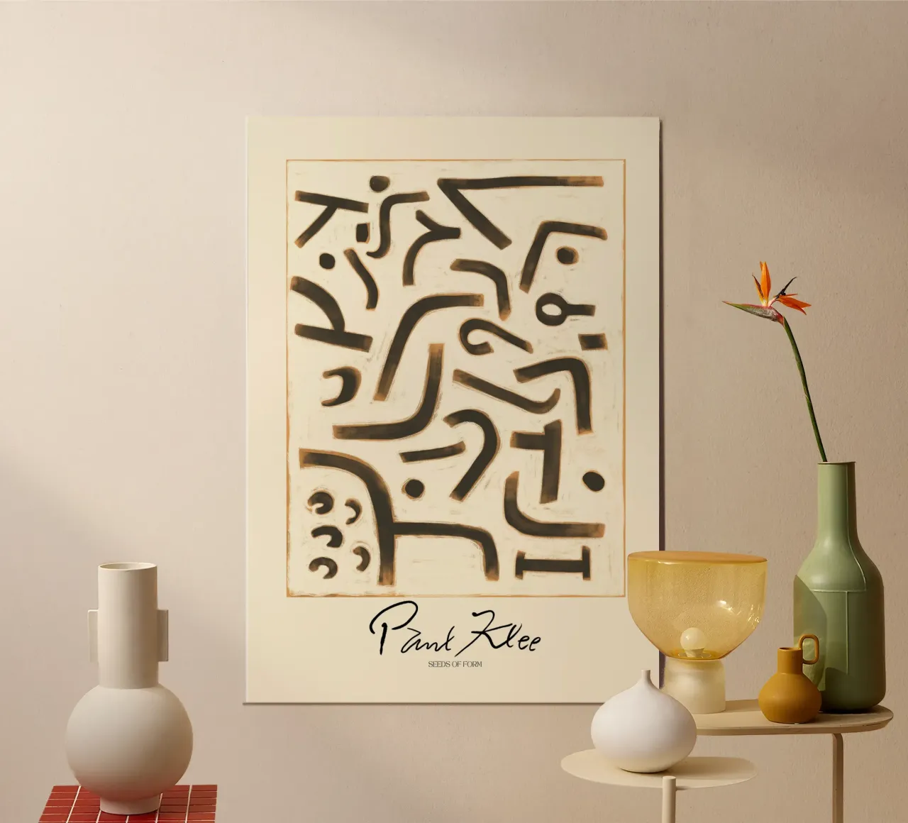Paul Klee (Seeds Of Form) alluminio dibond da treechild