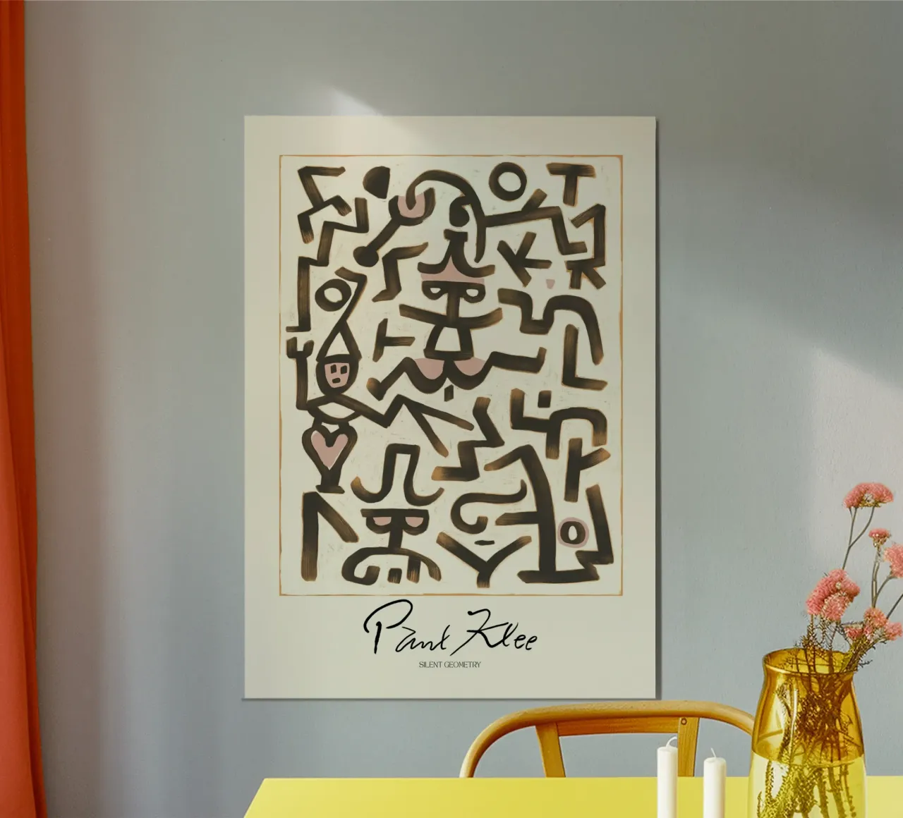 Paul Klee (Silent Geometry) alluminio dibond da treechild