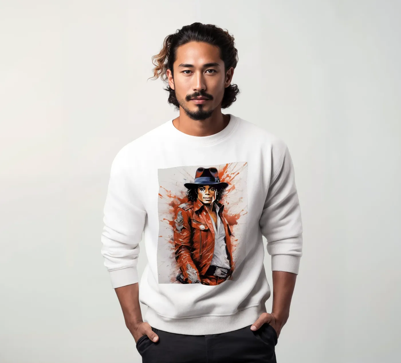 Michael Jackson felpa da 🎁 NOBELART