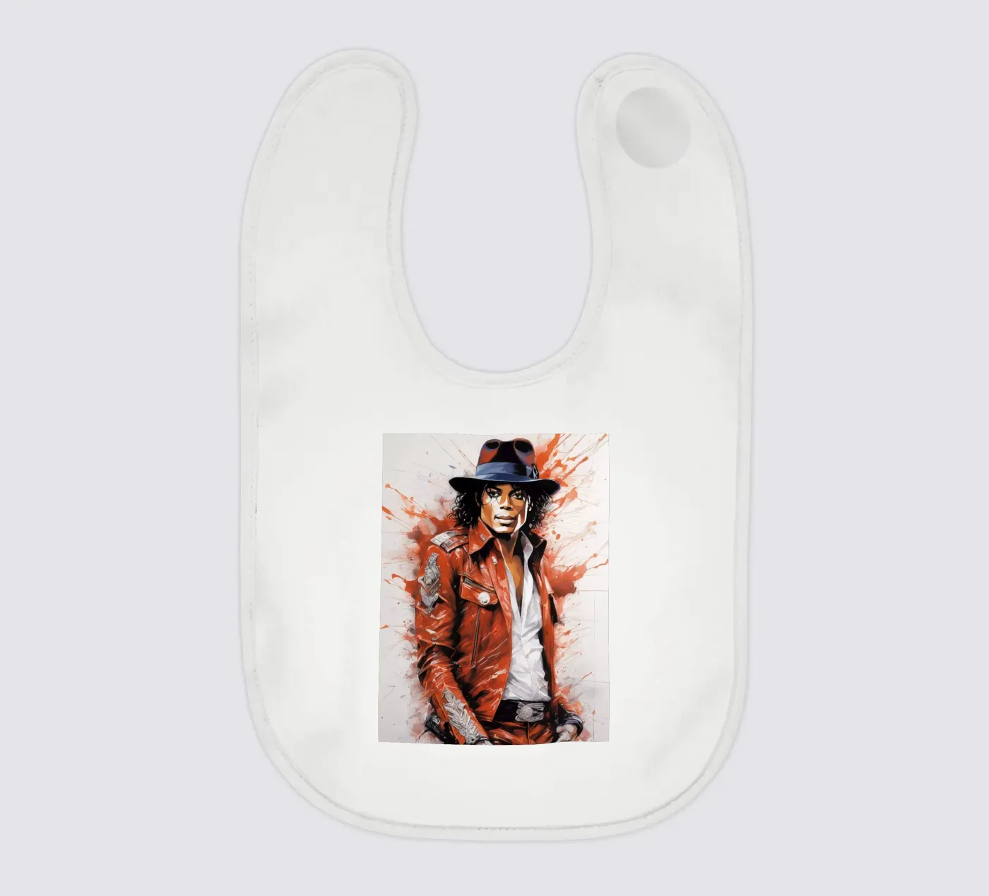 Michael Jackson baby bib by 🎁 NOBELART