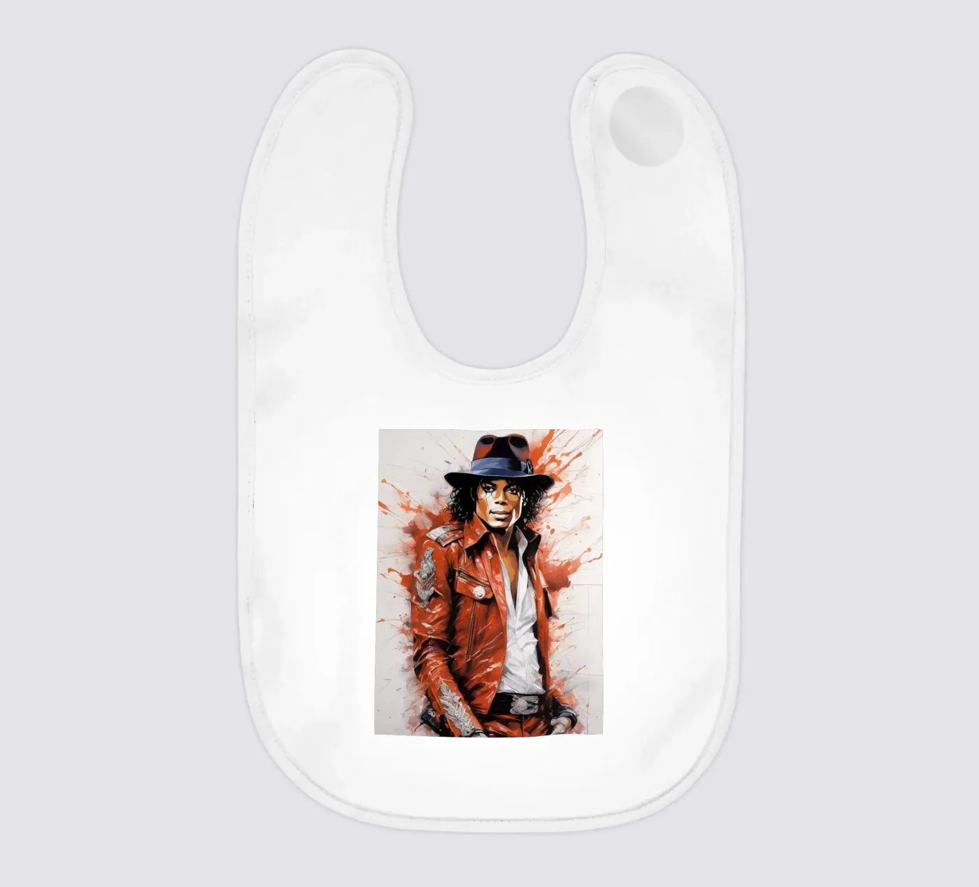 Michael Jackson baby bib by 🎁 NOBELART