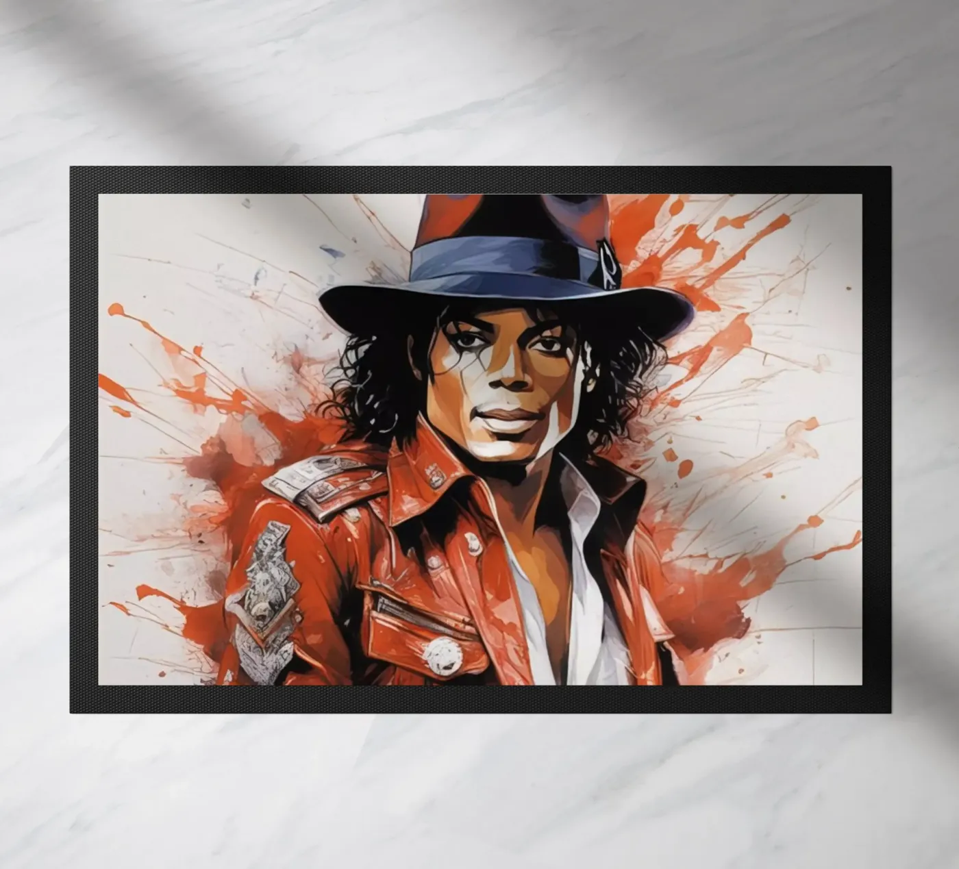 Michael Jackson doormat by 🎁 NOBELART