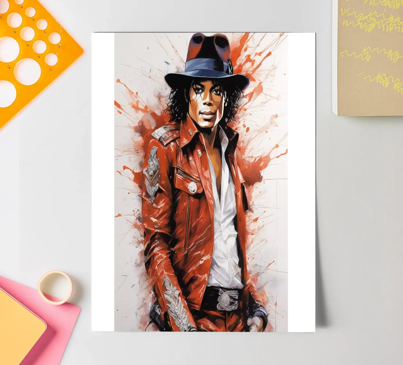 Michael Jackson sticker sheet by 🎁 NOBELART