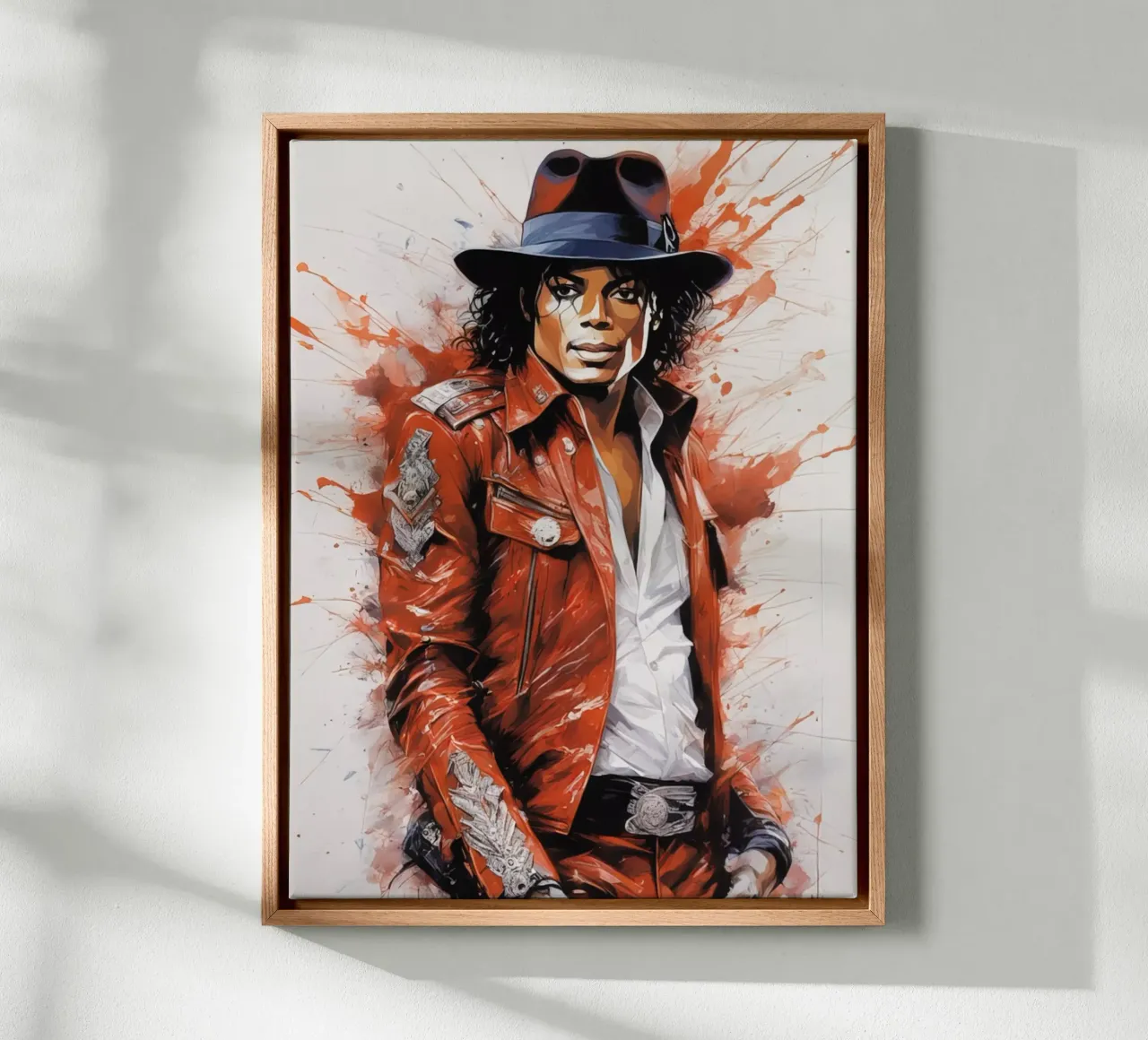 Michael Jackson tela con Cornice a cassetta da 🎁 ARTVI-SHOP