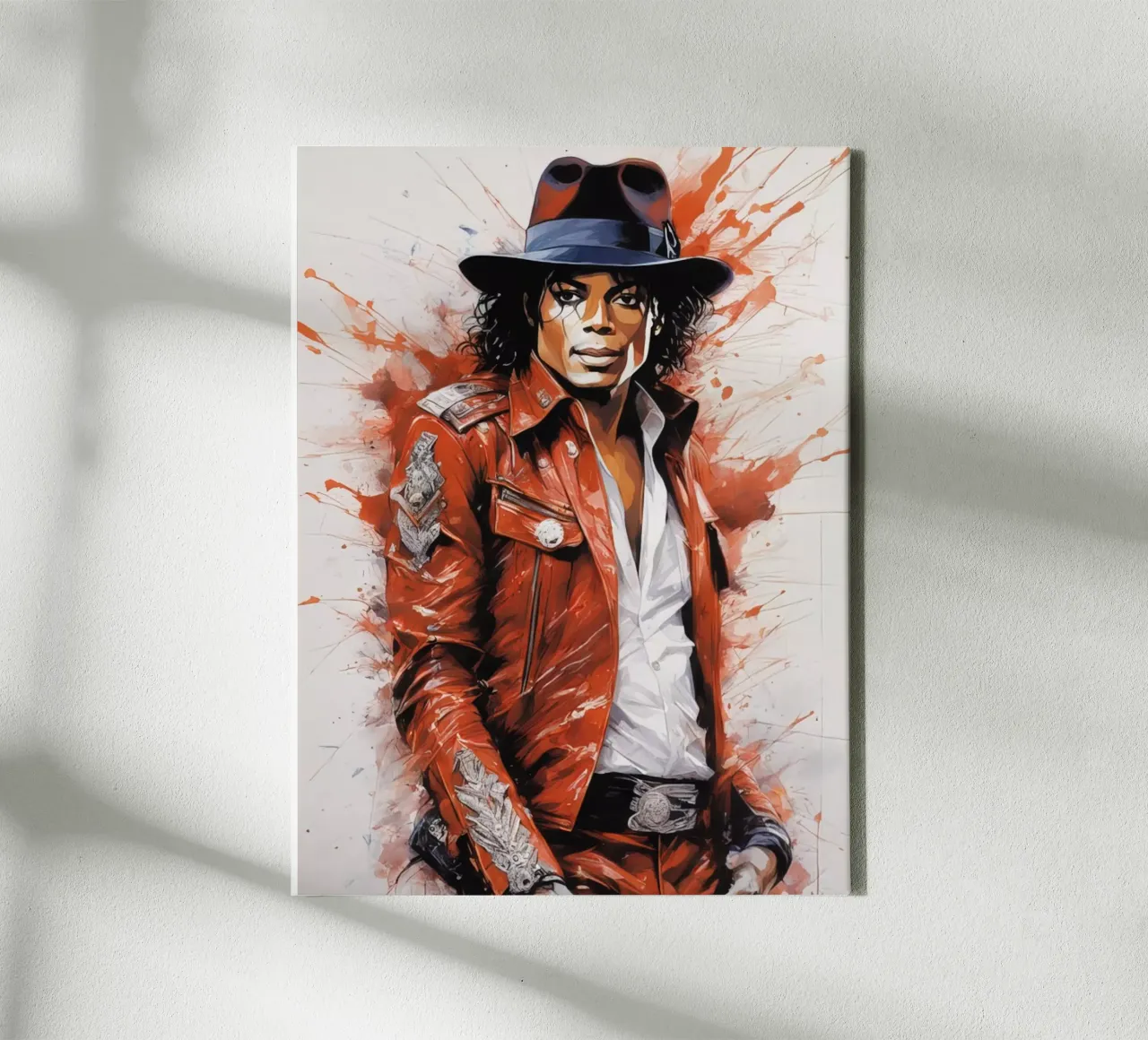 Michael Jackson tela con Cornice a cassetta da 🎁 ARTVI-SHOP