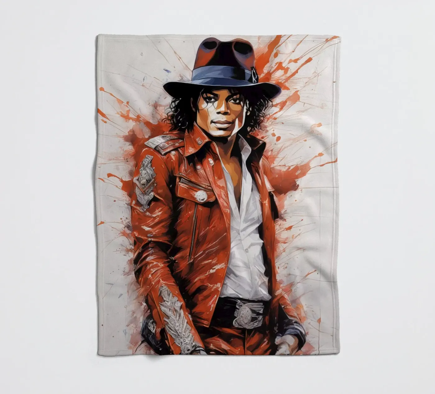 Michael Jackson Fleecedecke von 🎁 NOBELART
