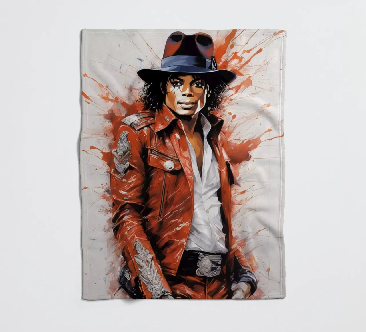 Michael Jackson Fleecedecke von 🎁 NOBELART