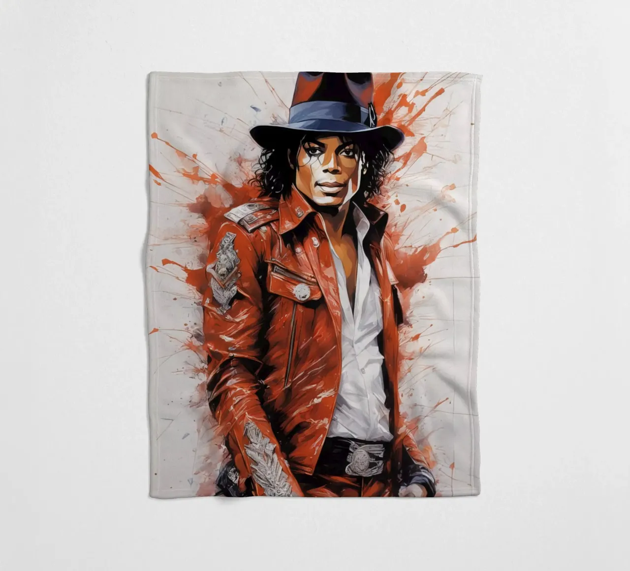 Michael Jackson Fleecedecke von 🎁 NOBELART