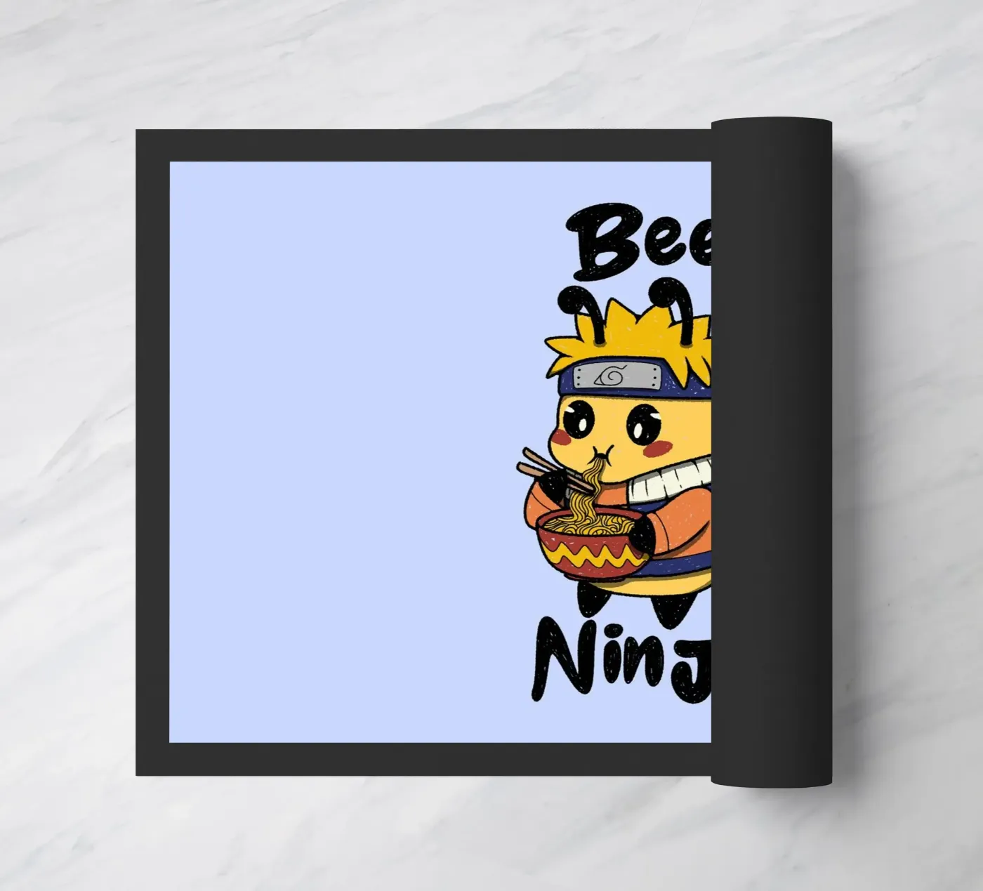 Bijen Ninja deurmat van Loobs