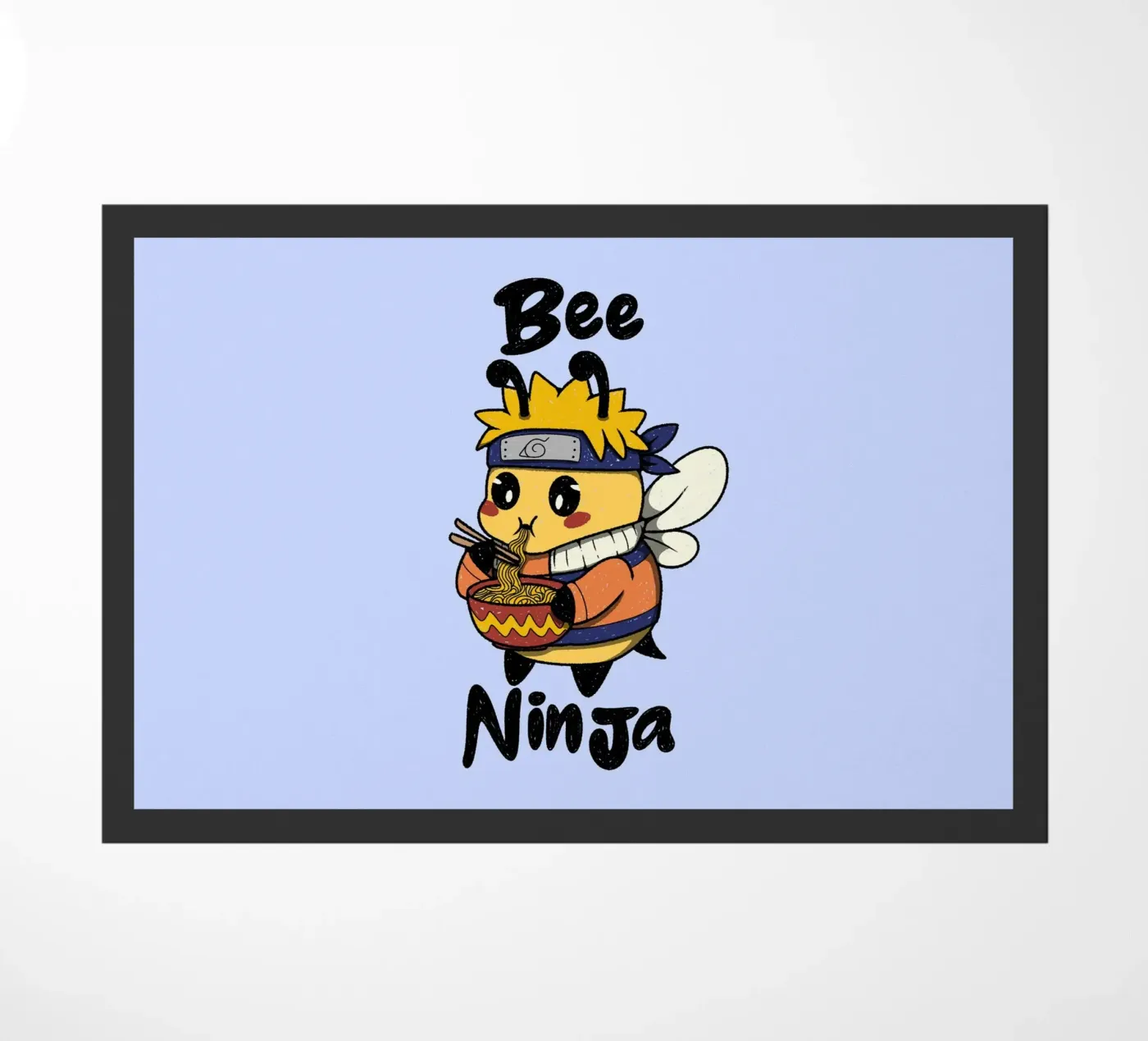 Bijen Ninja deurmat van Loobs