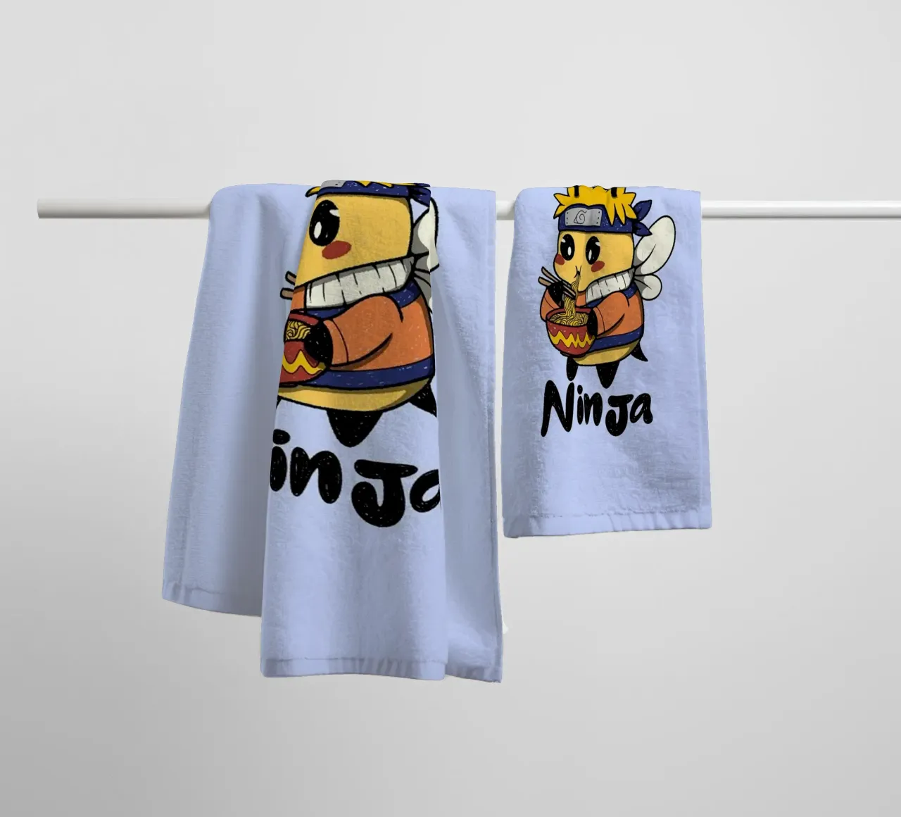 Ape Ninja asciugamano da bagno da Loobs