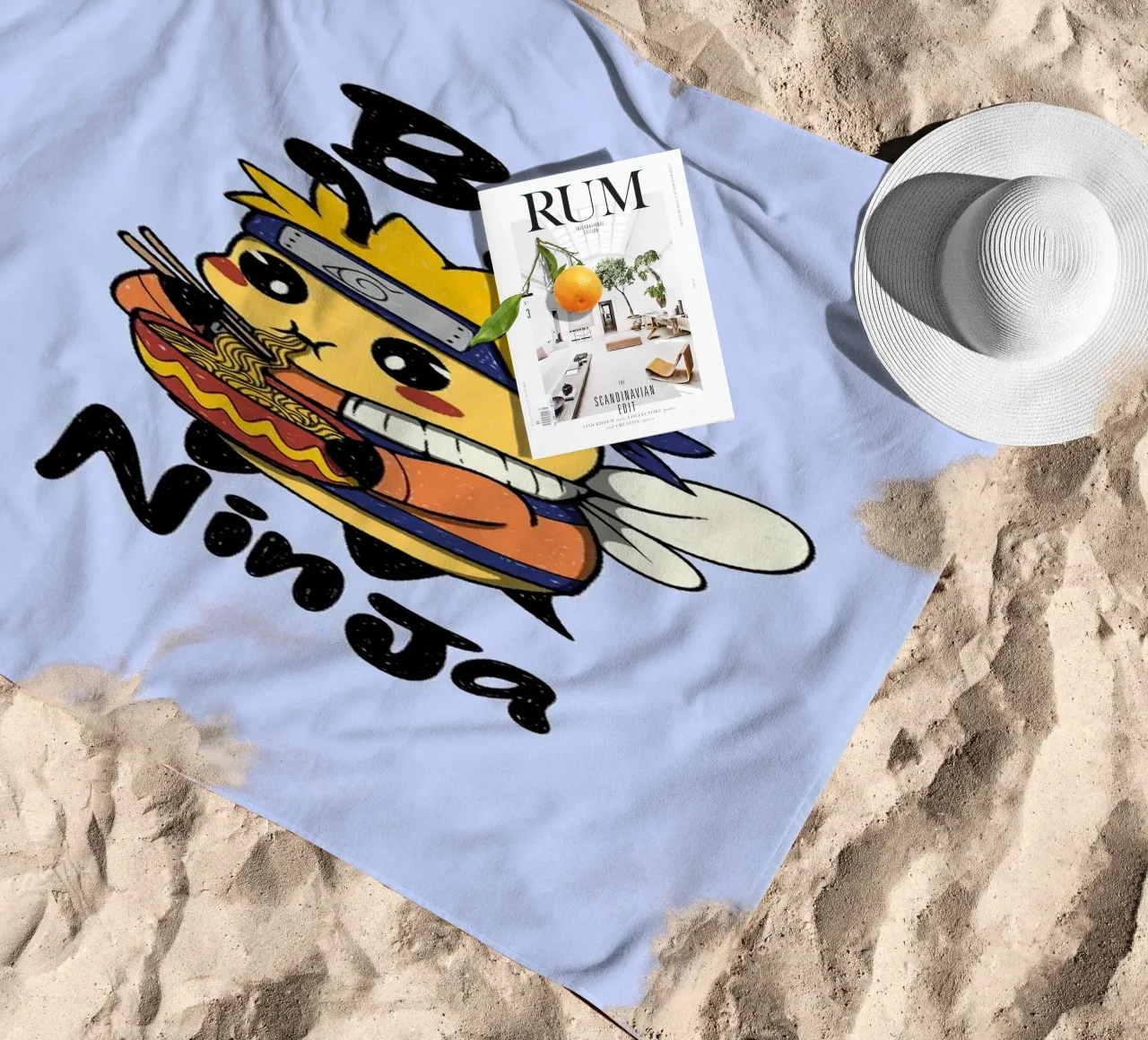 Ape Ninja telo mare da Loobs