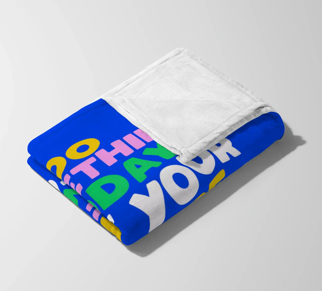 Do Something Today That Your Future Self Will Thank You For fleece blanket by THE MOTIVATED TYPE