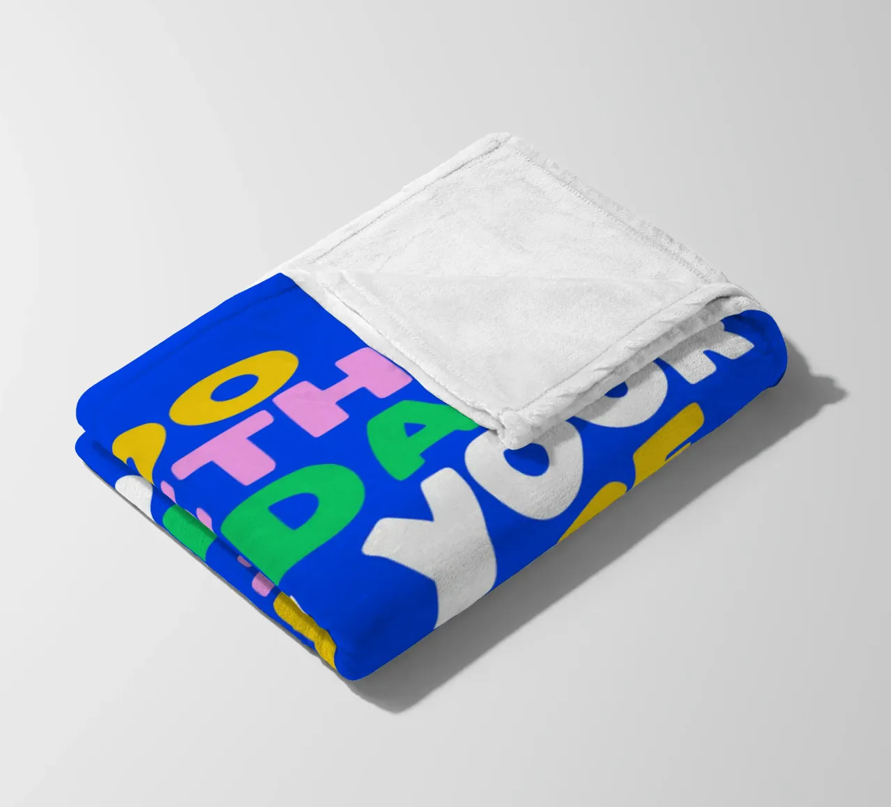 Do Something Today That Your Future Self Will Thank You For fleece blanket by THE MOTIVATED TYPE