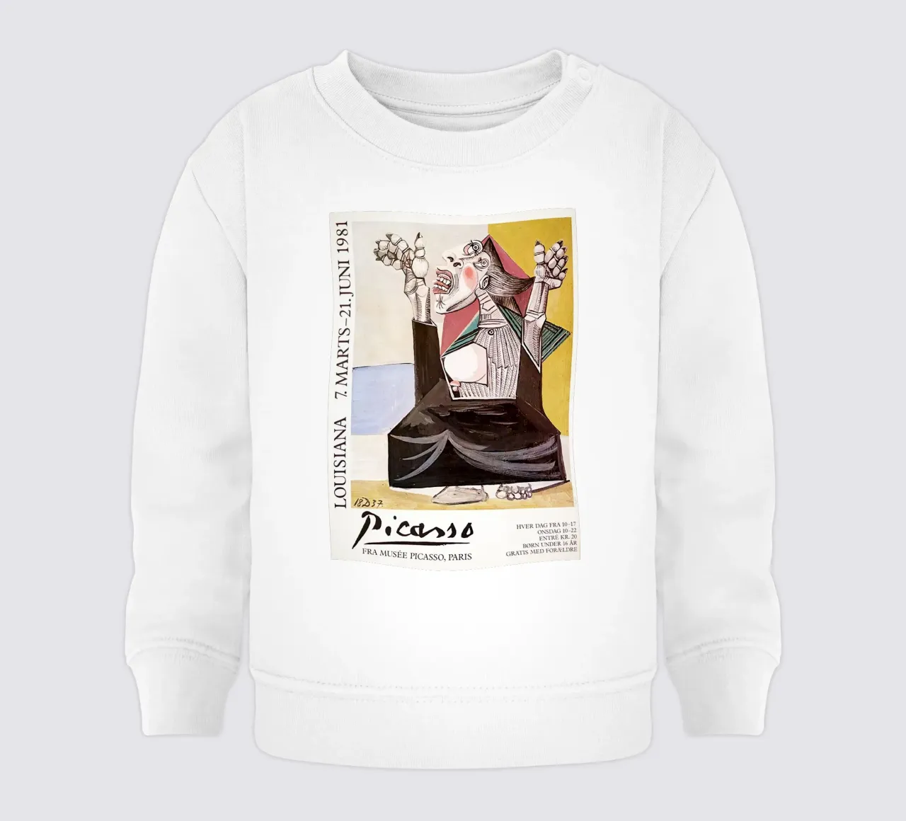 L'arte di Picasso felpa neonato da KOOL STORE