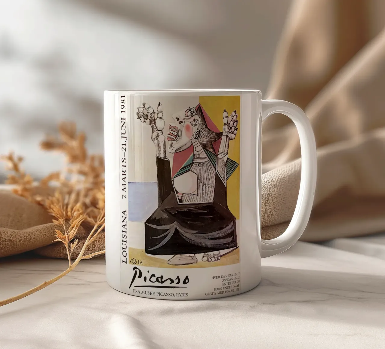 L'arte di Picasso tazza in ceramica da KOOL STORE