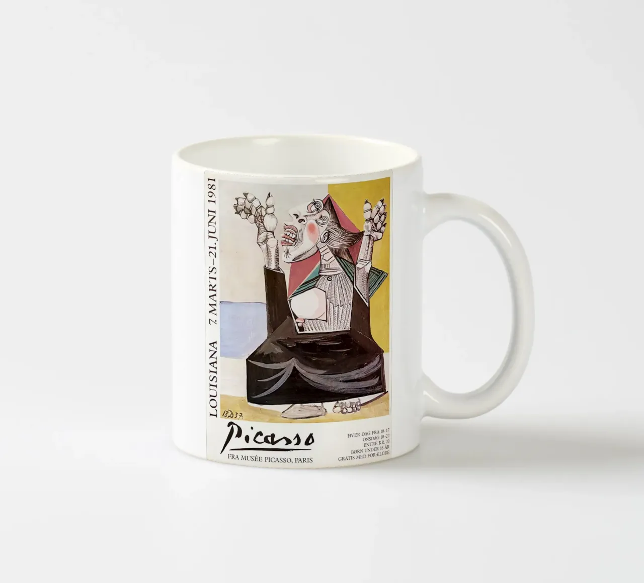 L'arte di Picasso tazza in ceramica da KOOL STORE