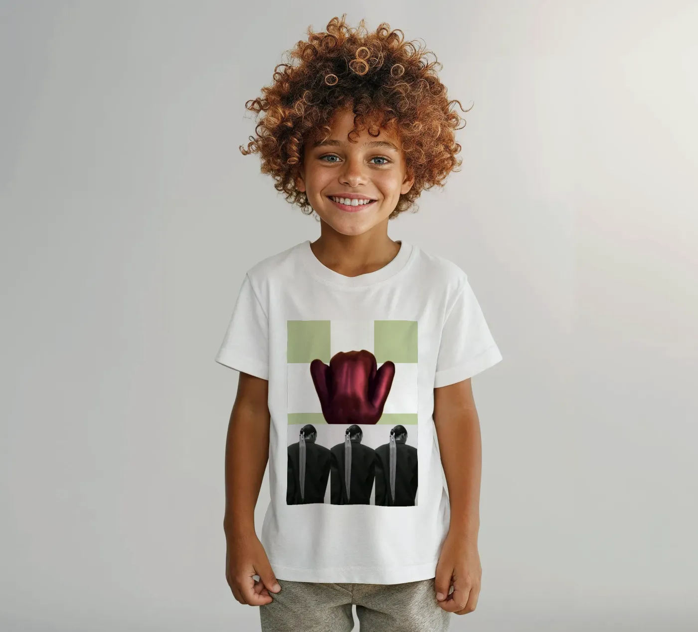 Back kinder t-shirt van dekonstruktiv