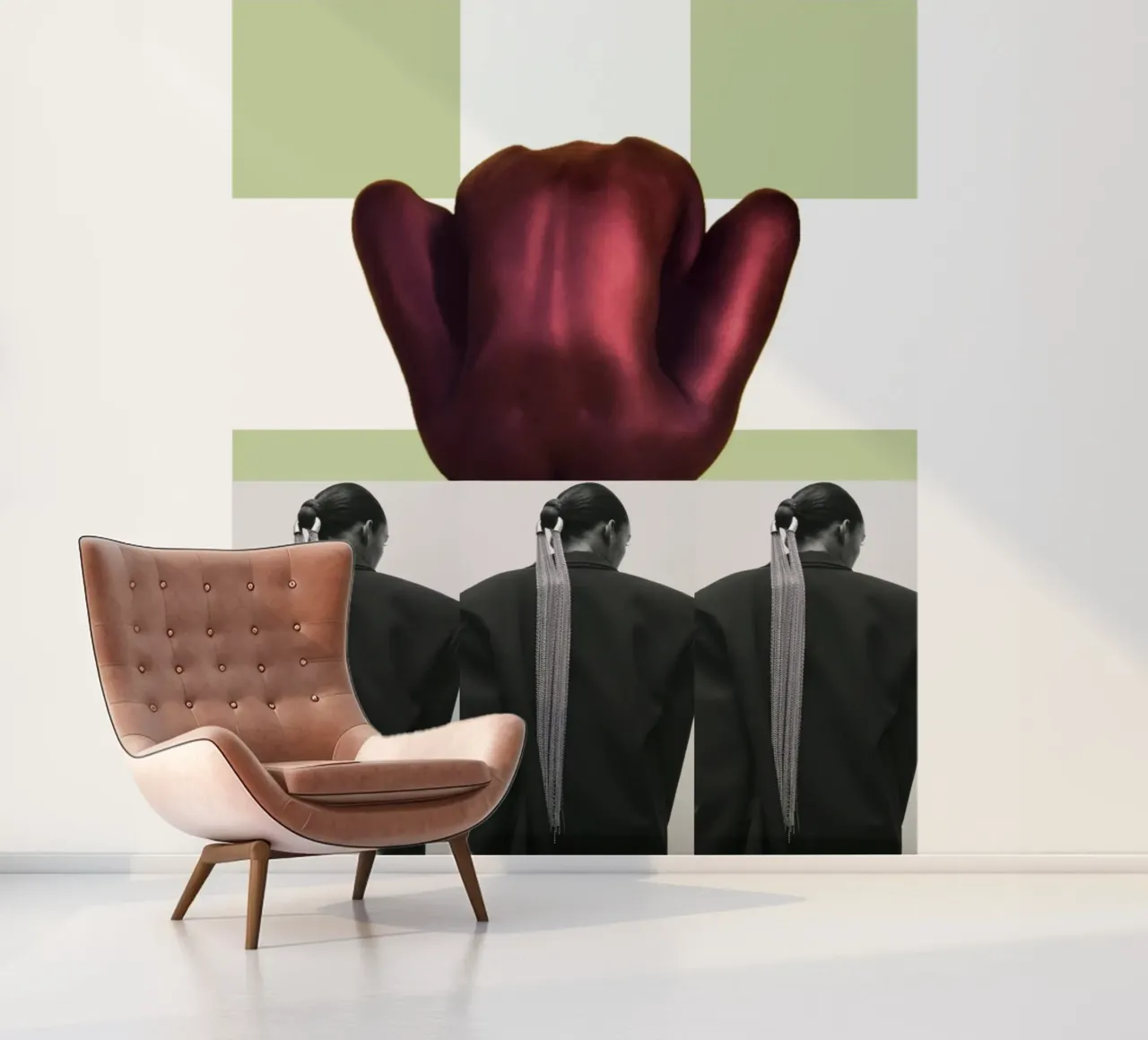 Back fotobehang van dekonstruktiv