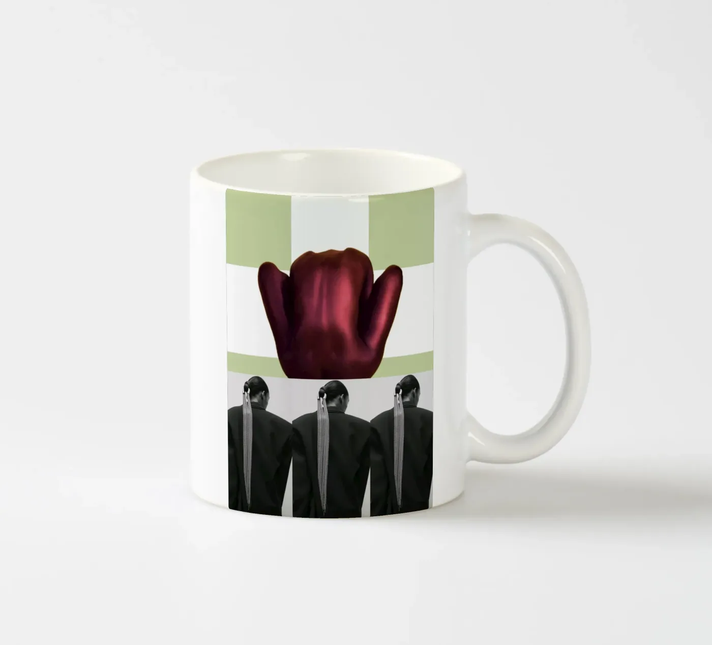 Back ceramic mug by dekonstruktiv