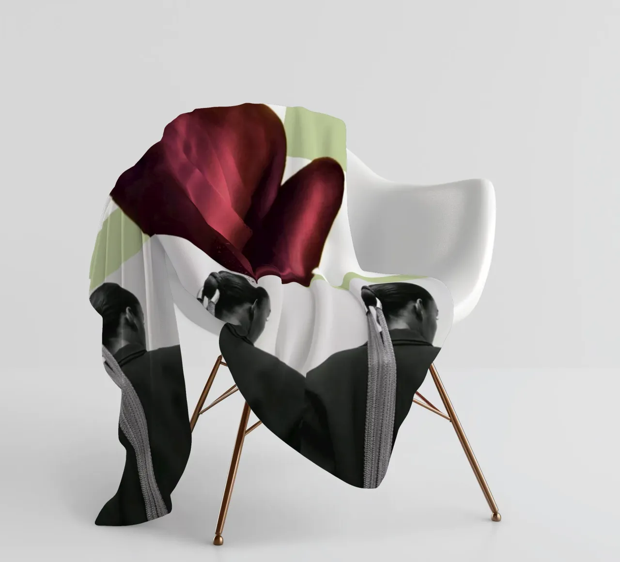 Back fleece blanket by dekonstruktiv