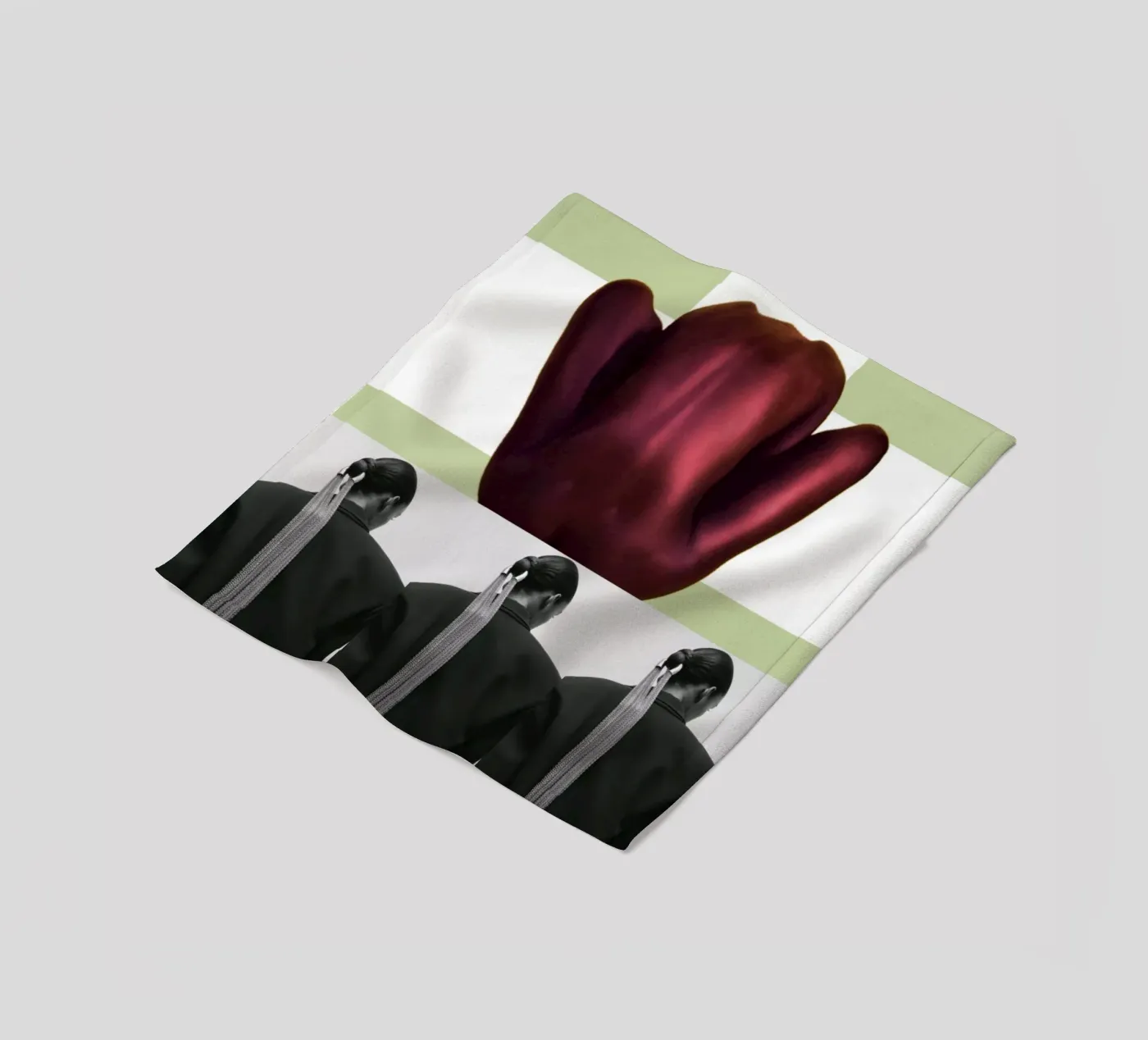 Indietro coperta in pile da dekonstruktiv