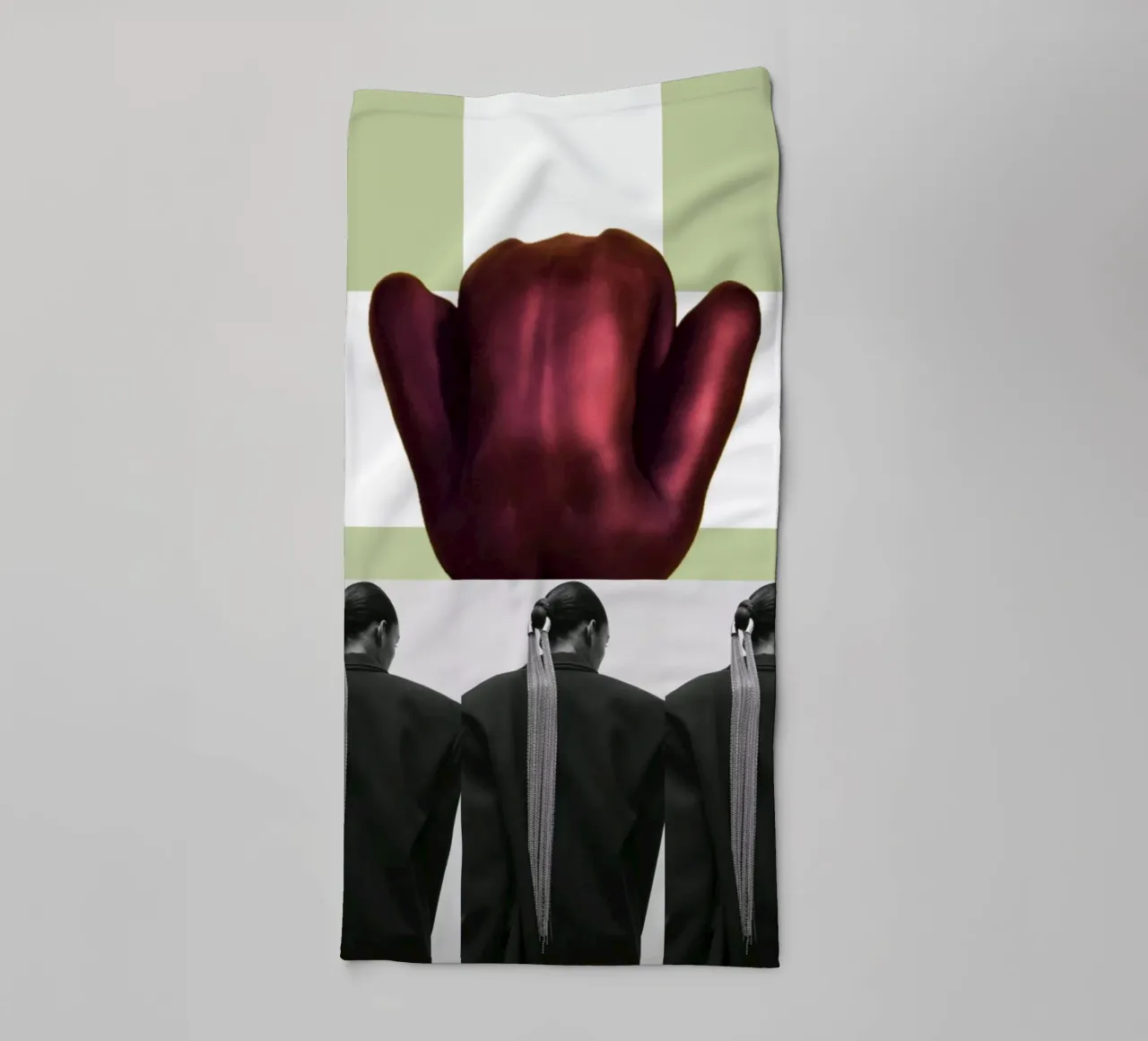 Zurück Handtuch von dekonstruktiv