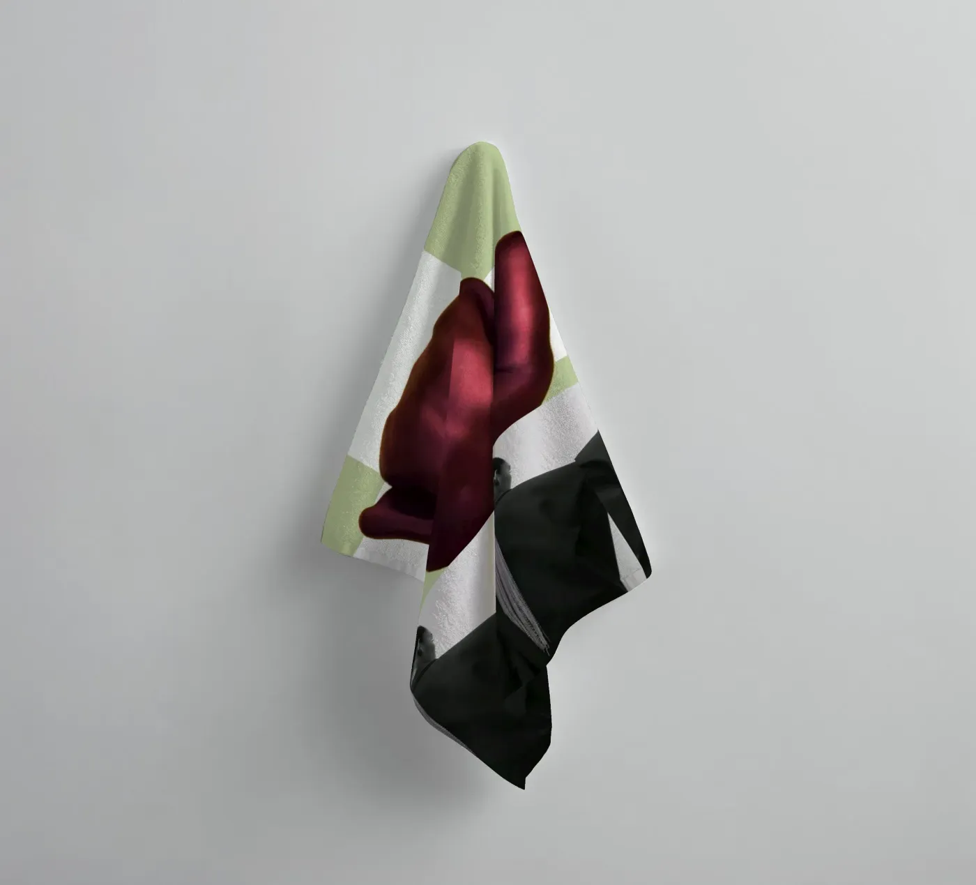 Indietro asciugamano da bagno da dekonstruktiv