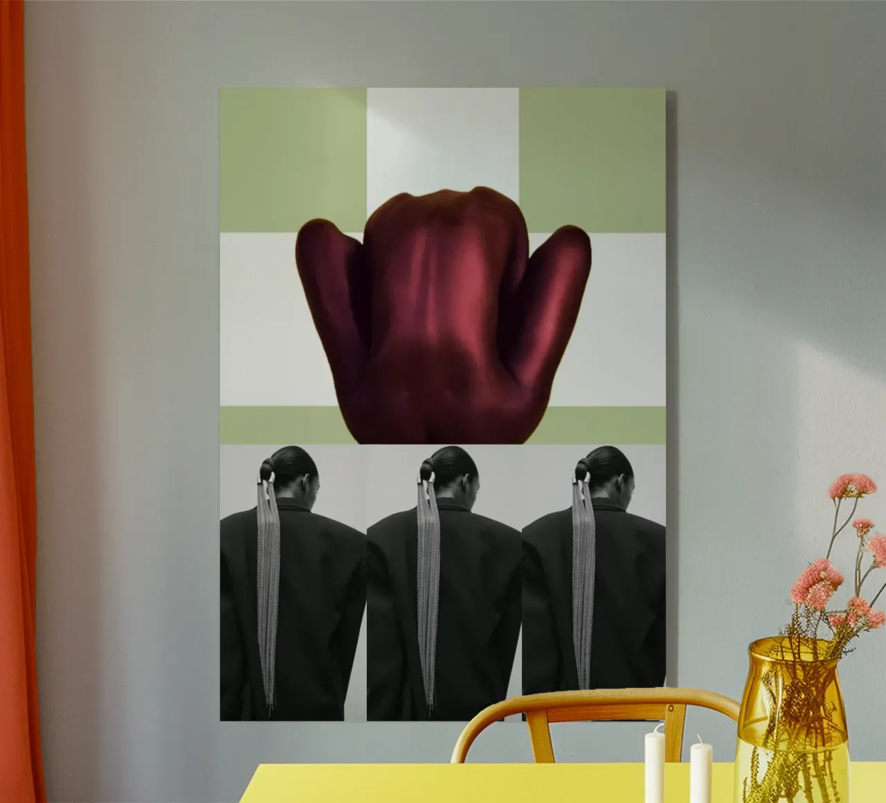 Indietro plexiglass da dekonstruktiv