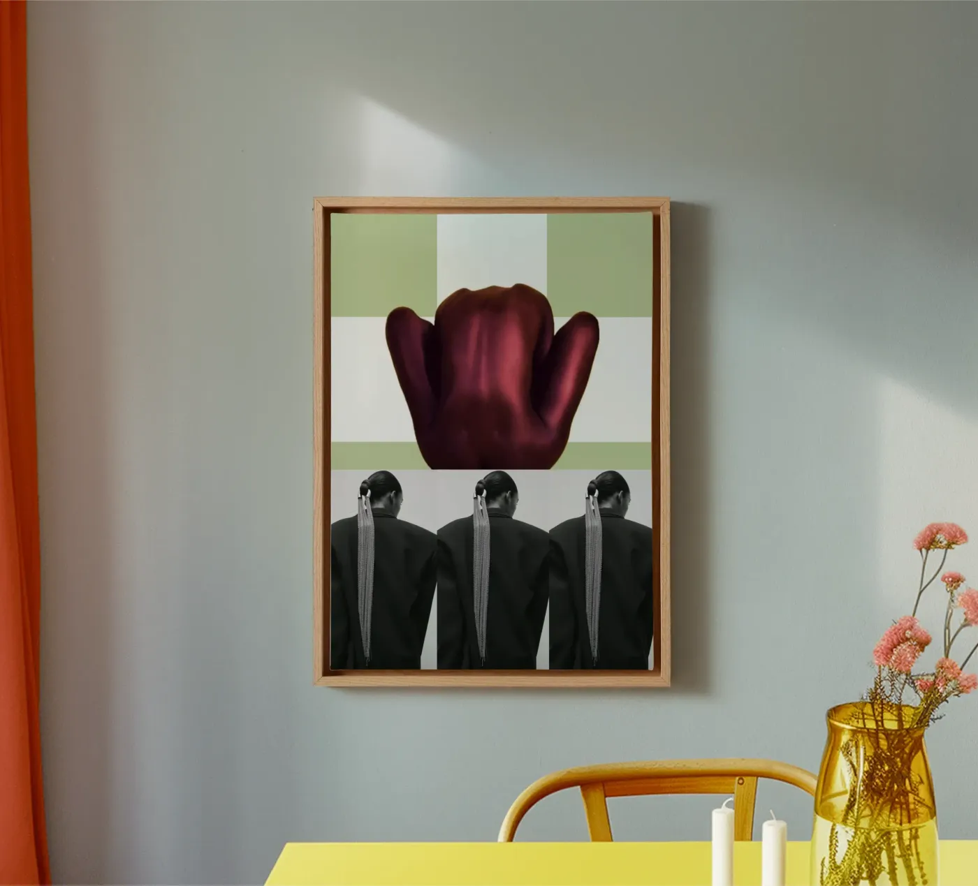 Back canvas van dekonstruktiv