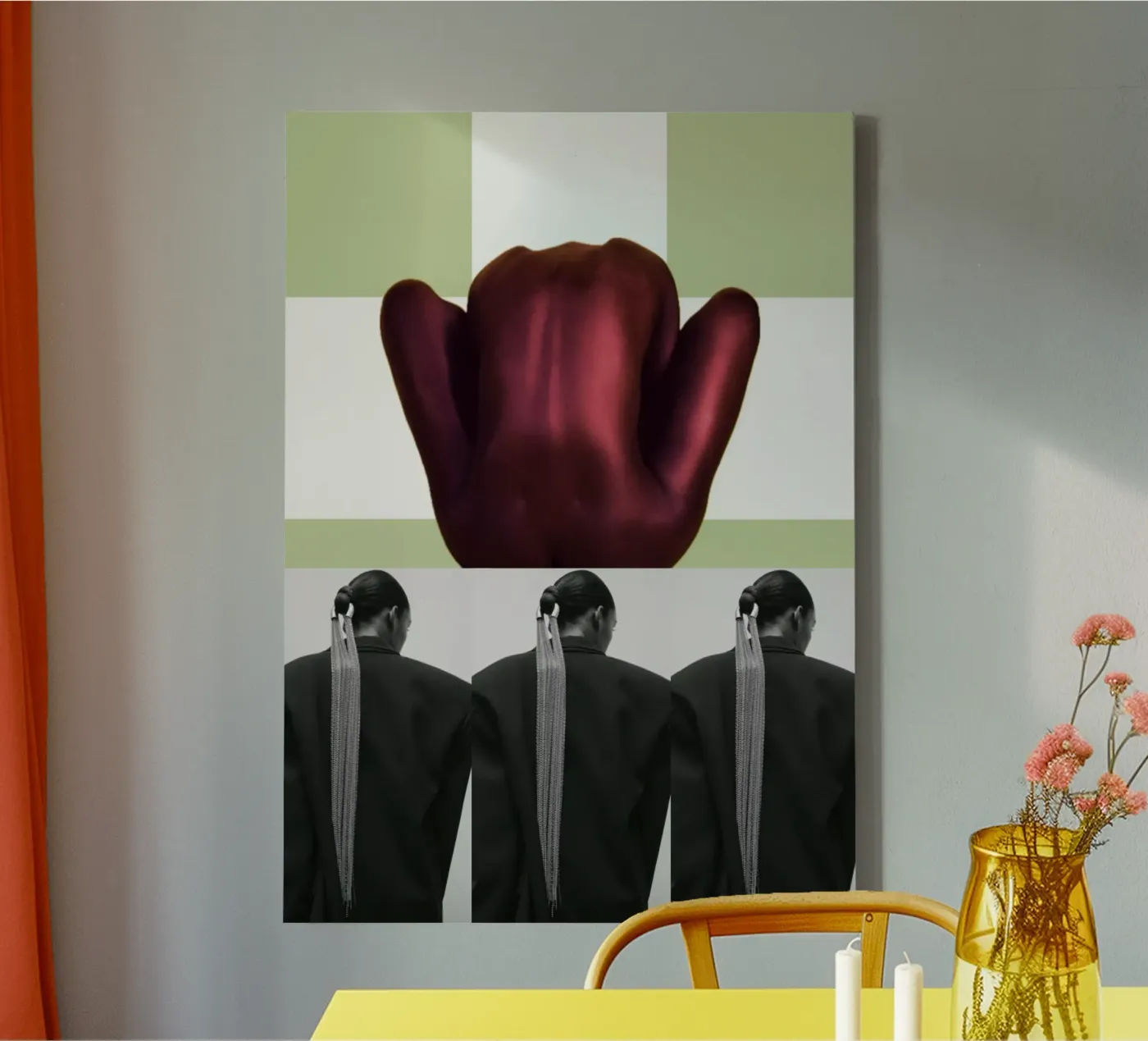 Back canvas van dekonstruktiv