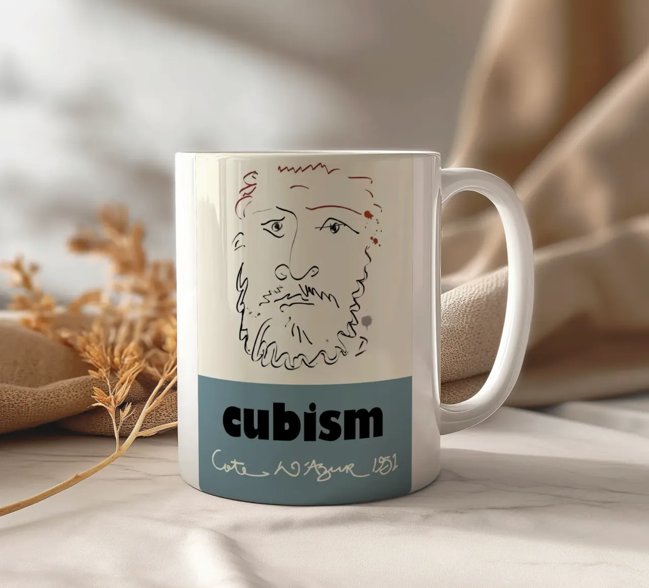 Il Cubismo Picasso tazza in ceramica da KOOL STORE