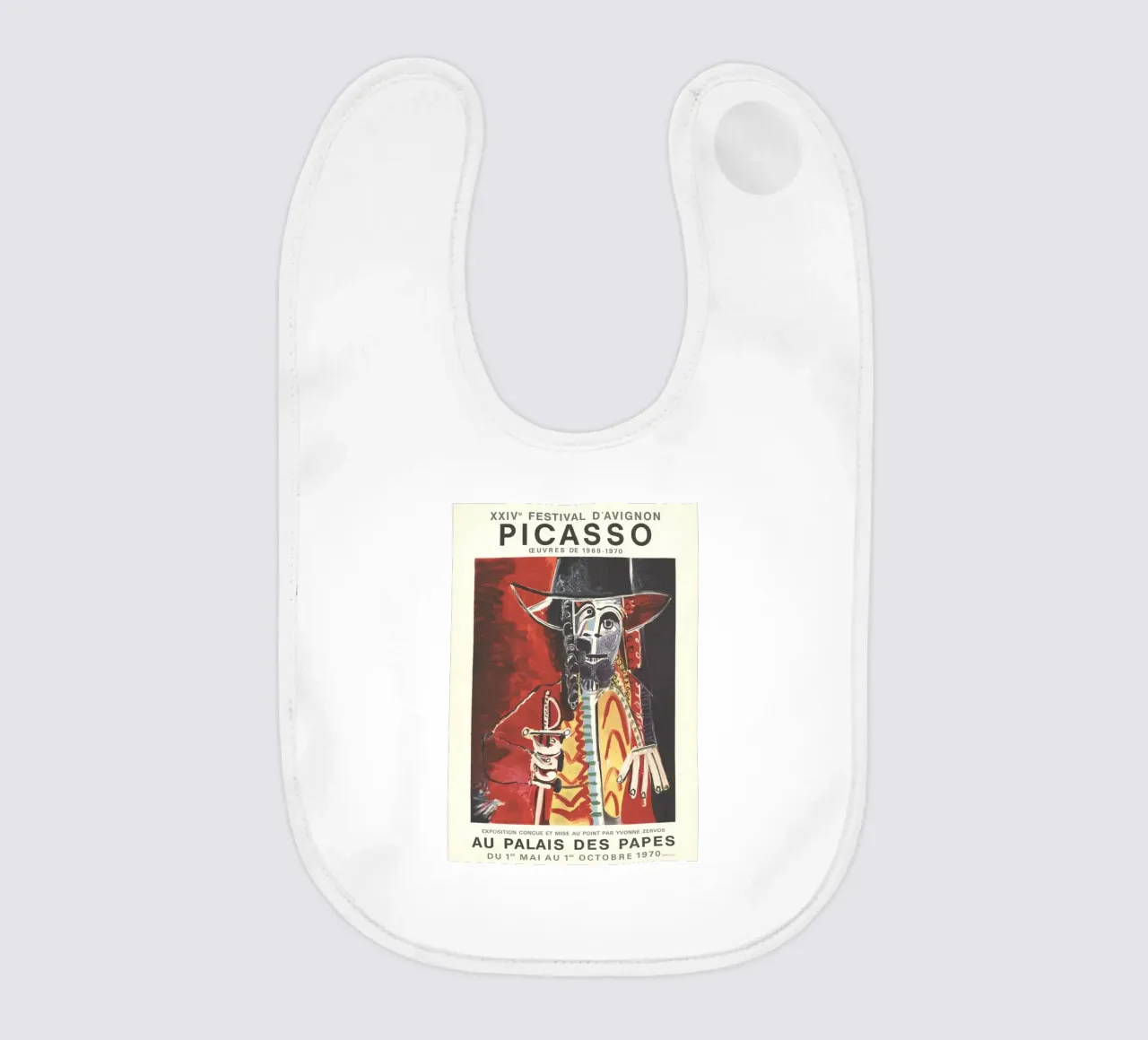 Cranio di Picasso Arte bavaglino da KOOL STORE