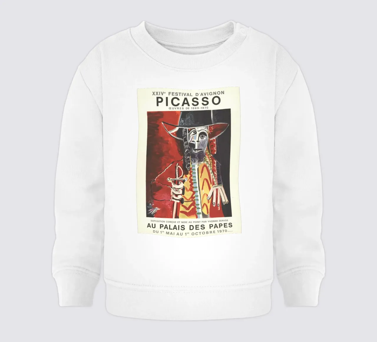 Cranio di Picasso Arte felpa neonato da KOOL STORE