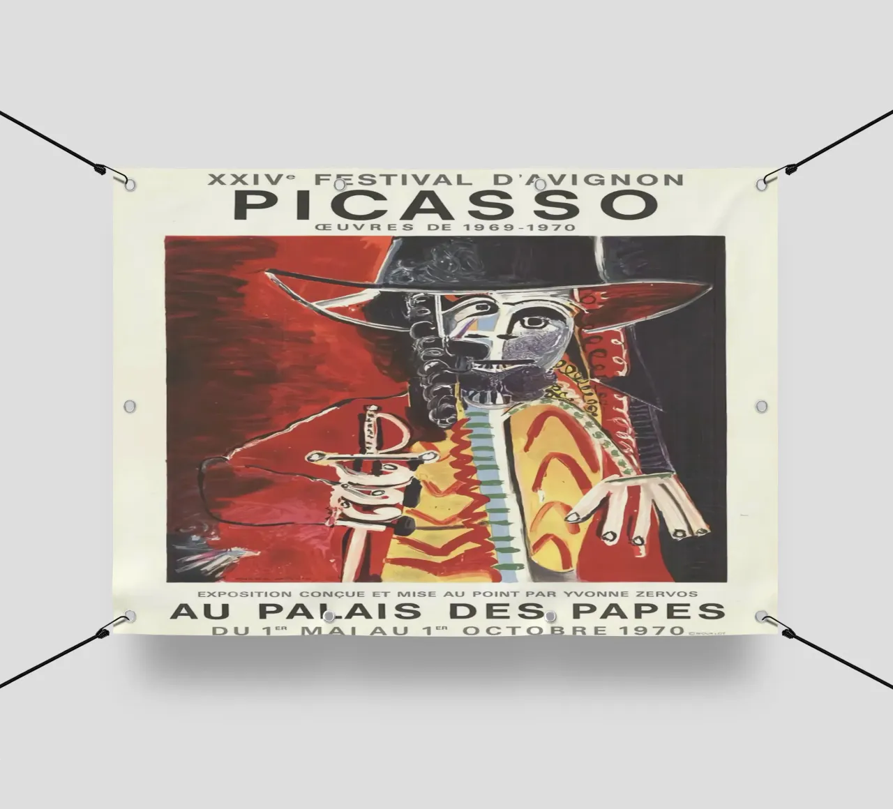 Cranio di Picasso Arte telo in pvc da KOOL STORE