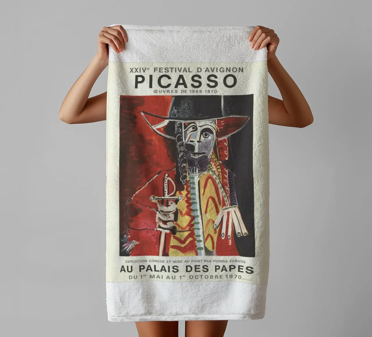 Cranio di Picasso Arte asciugamano da bagno da KOOL STORE