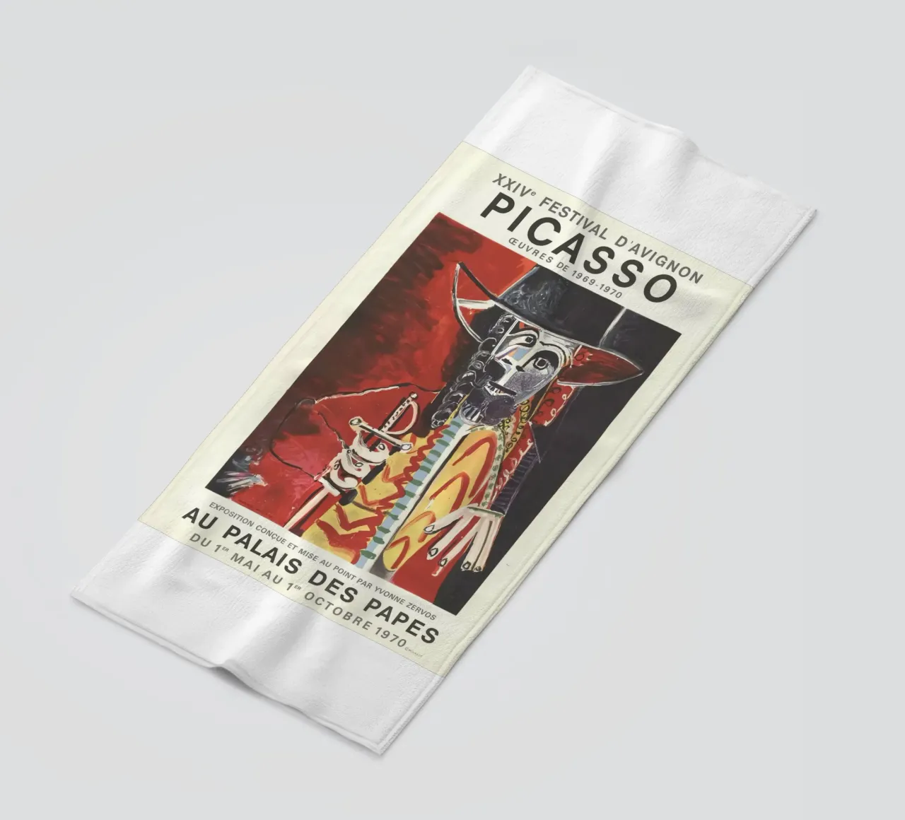 Cranio di Picasso Arte telo mare da KOOL STORE