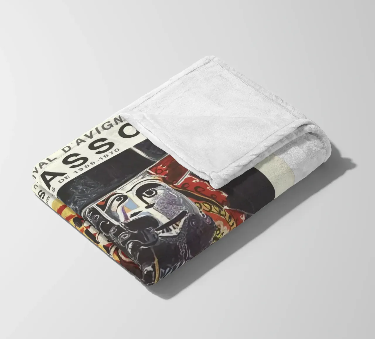 Cranio di Picasso Arte coperta in pile da KOOL STORE