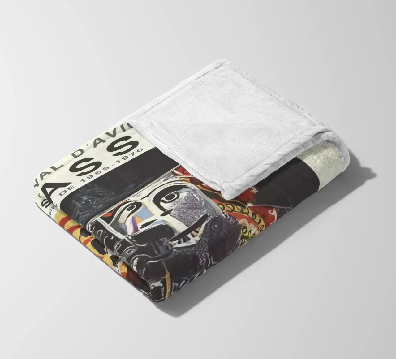 Cranio di Picasso Arte coperta in pile da KOOL STORE