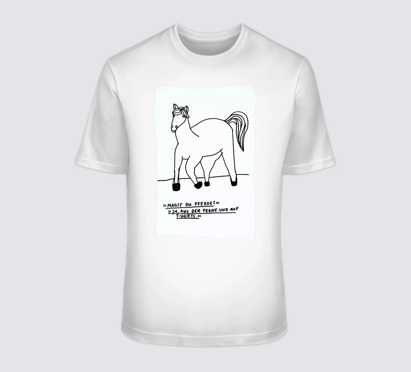 Pferde t-shirt da Herzette